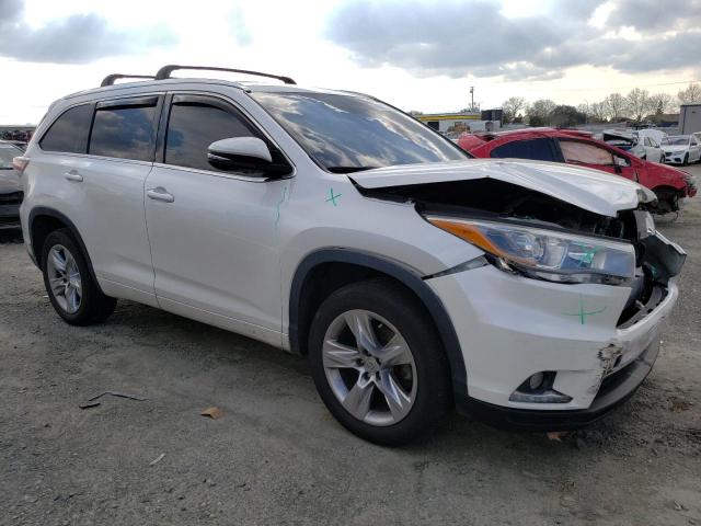 5TDYKRFH5FS096681 - 2015 TOYOTA HIGHLANDER LIMITED WHITE photo 4