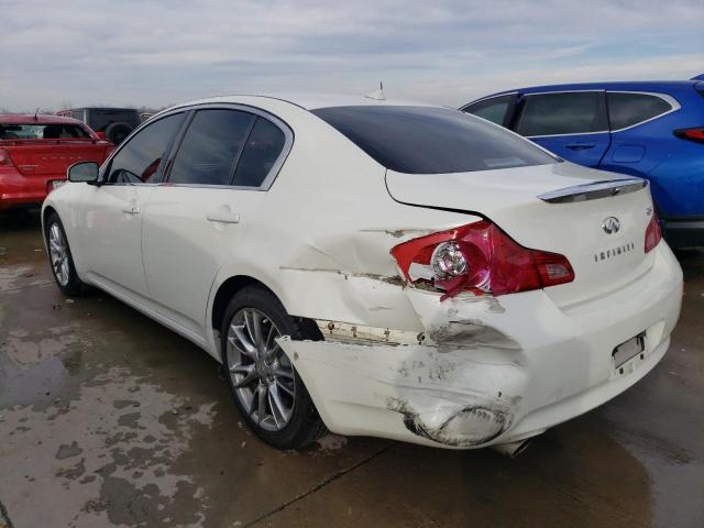 JNKBV61E68M201864 - 2008 INFINITI G35 WHITE photo 2