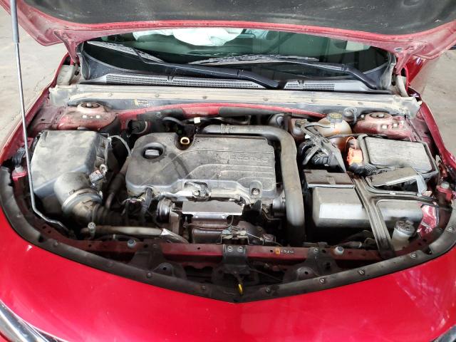 1G1ZD5ST3MF084441 - 2021 CHEVROLET MALIBU LT RED photo 11