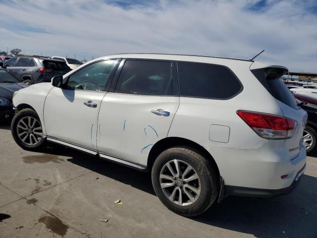 5N1AR2MN2DC652145 - 2013 NISSAN PATHFINDER S WHITE photo 2