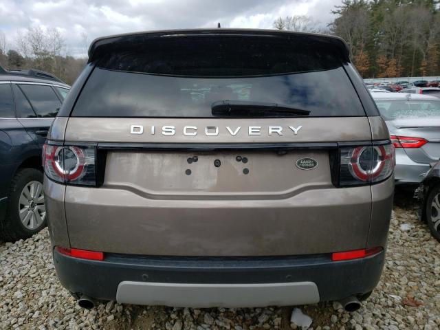 SALCR2BGXFH500596 - 2015 LAND ROVER DISCOVERY HSE BROWN photo 6