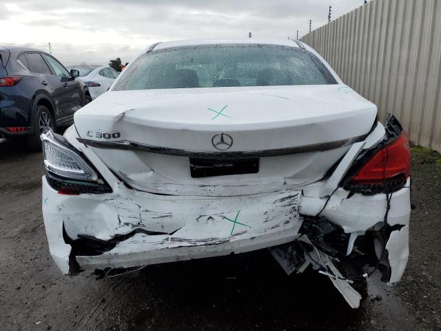 WDDWF8DB9LR547390 - 2020 MERCEDES-BENZ C 300 WHITE photo 6