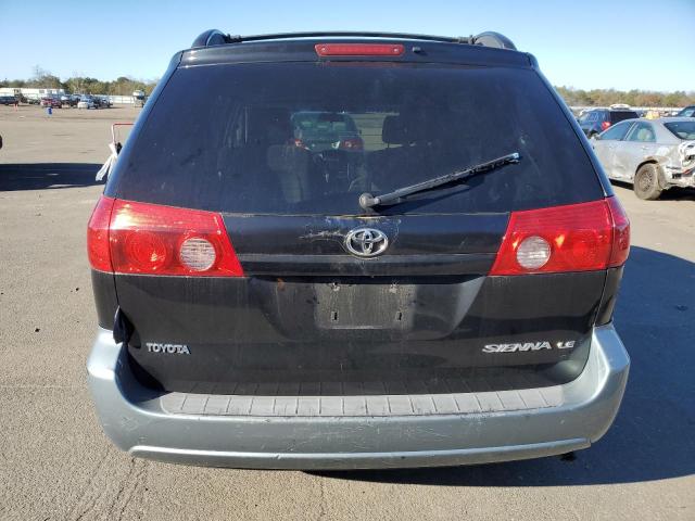 5TDZK23C08S099608 - 2008 TOYOTA SIENNA CE BLACK photo 6