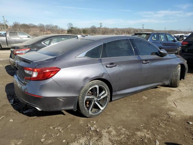 1HGCV1F32KA002241 - 2019 HONDA ACCORD SPORT GRAY photo 3