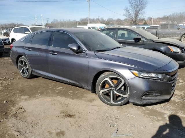 1HGCV1F32KA002241 - 2019 HONDA ACCORD SPORT GRAY photo 4