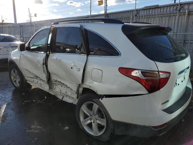 KM8NU13C87U011543 - 2007 HYUNDAI VERACRUZ GLS WHITE photo 2