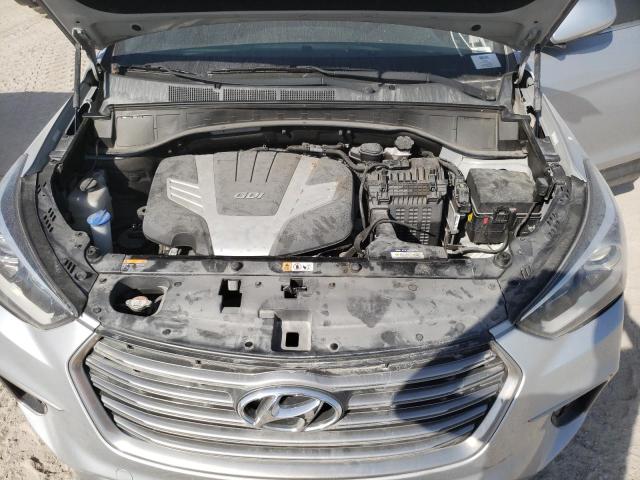 KM8SN4HF9HU200451 - 2017 HYUNDAI SANTA FE SE SILVER photo 12