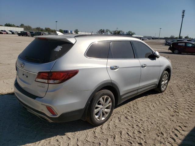 KM8SN4HF9HU200451 - 2017 HYUNDAI SANTA FE SE SILVER photo 3