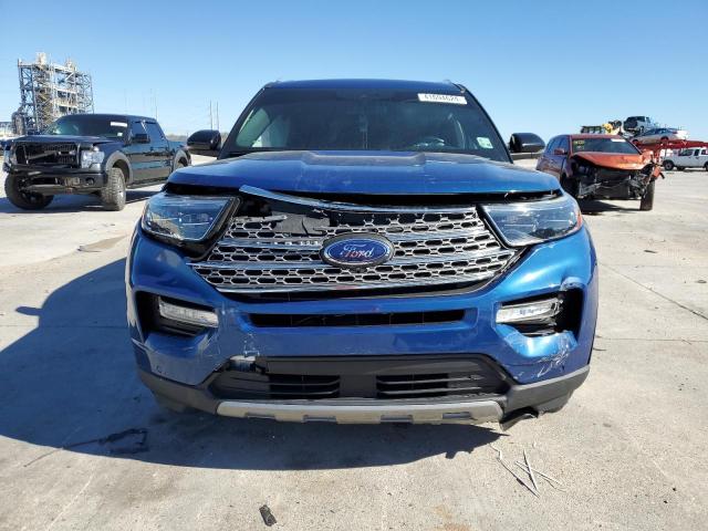 1FMSK7FH8LGB46873 - 2020 FORD EXPLORER LIMITED BLUE photo 5