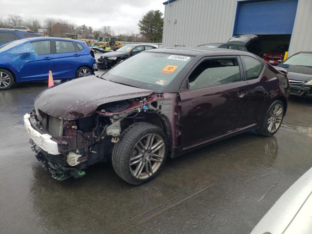 JTKJF5C72D3059590 - 2013 TOYOTA SCION TC Tünd qırmızı foto 1
