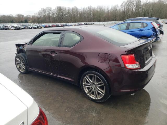 JTKJF5C72D3059590 - 2013 TOYOTA SCION TC Tünd qırmızı foto 2