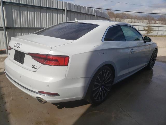 WAUPNAF56JA001235 - 2018 AUDI A5 PREMIUM PLUS WHITE photo 3