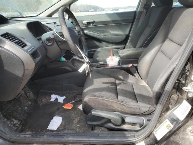 2HGFA16619H521716 - 2009 HONDA CIVIC LX-S أسود صورة 7