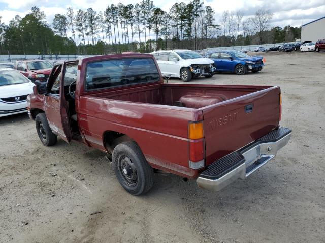 1N6ND11S9HC332607 - 1987 NISSAN D21 SHORT BED RED photo 2