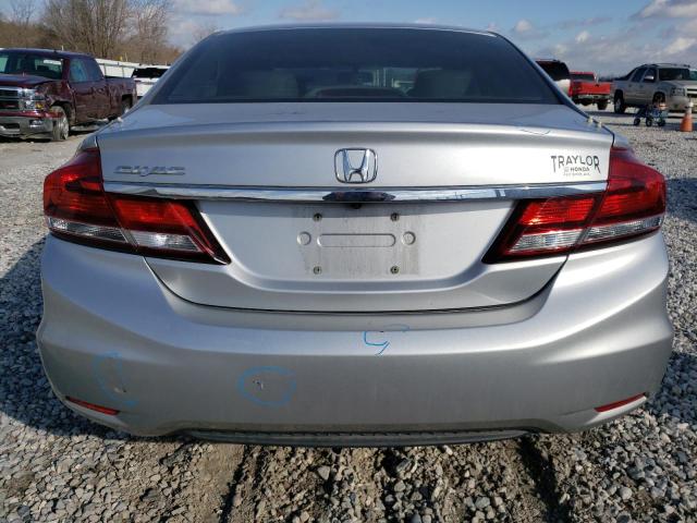 19XFB2F95FE069286 - 2015 HONDA CIVIC EXL SILVER photo 6