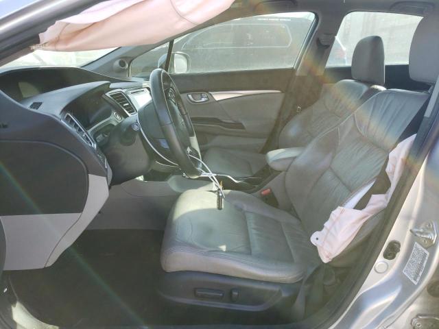 19XFB2F95FE069286 - 2015 HONDA CIVIC EXL ვერცხლისფერი ფოტო 7