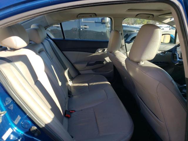 19XFB2F98DE064029 - 2013 HONDA CIVIC EXL ლურჯი ფოტო 10