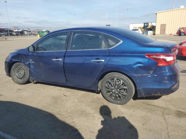 3N1AB7APXKY216811 - 2019 NISSAN SENTRA S BLUE photo 2