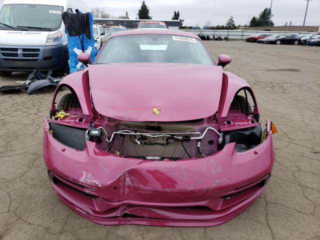 WP0AB2A81PS268097 - 2023 PORSCHE CAYMAN S PINK photo 5