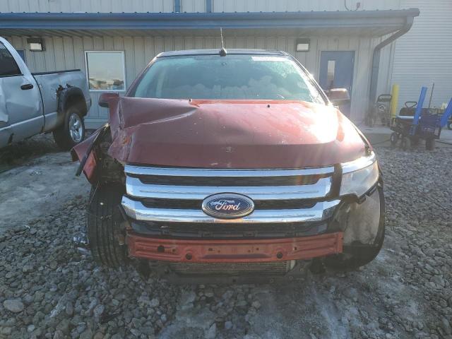 2FMDK4JC5EBB37707 - 2014 FORD EDGE SEL ORANGE photo 5