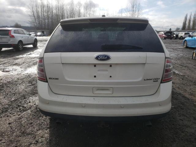 2FMDK49C68BA45305 - 2008 FORD EDGE LIMIT WHITE photo 6