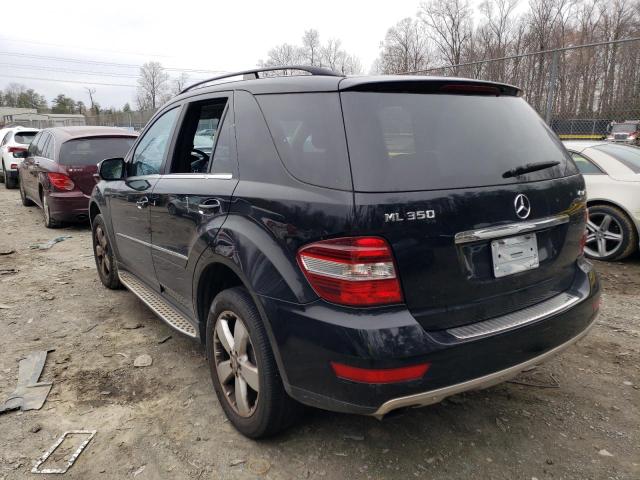 4JGBB8GB5AA538953 - 2010 MERCEDES-BENZ ML 350 4MATIC BLACK photo 2
