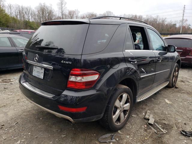 4JGBB8GB5AA538953 - 2010 MERCEDES-BENZ ML 350 4MATIC BLACK photo 3