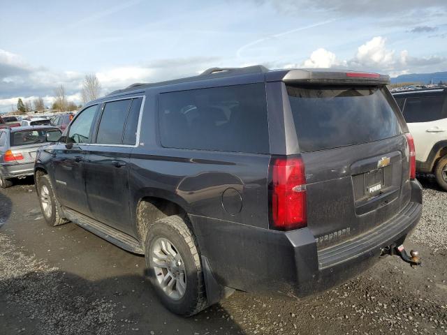 1GNSKHKC9HR280217 - 2017 CHEVROLET SUBURBAN K1500 LT BLACK photo 2