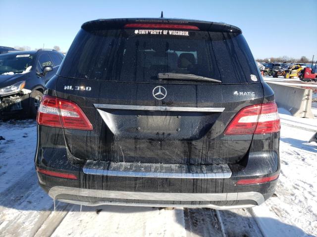 4JGDA5HBXCA061870 - 2012 MERCEDES-BENZ ML 350 4MATIC BLACK photo 6