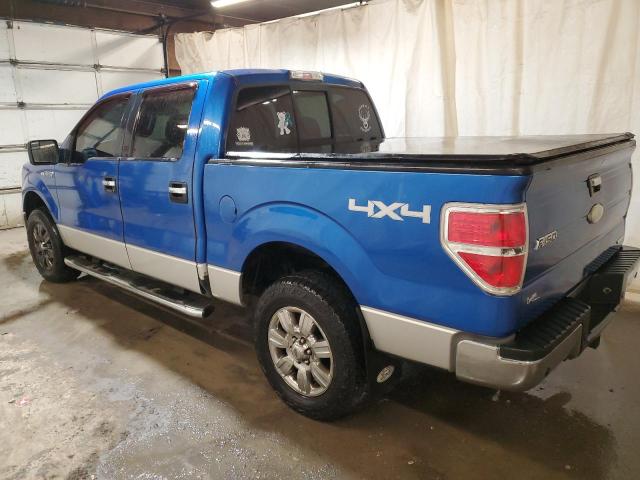 1FTFW1EF6CFB82039 - 2012 FORD F150 SUPERCREW BLUE photo 2