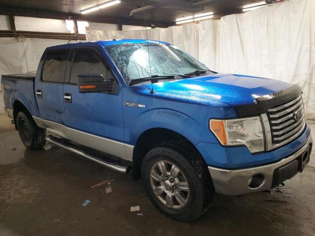 1FTFW1EF6CFB82039 - 2012 FORD F150 SUPERCREW BLUE photo 4