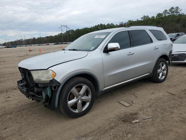 1D4RD5GG5BC652886 - 2011 DODGE DURANGO CITADEL SILVER photo 1