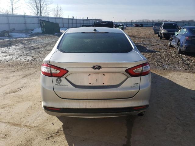 3FA6P0HR8DR348701 - 2013 FORD FUSION SE SILVER photo 6