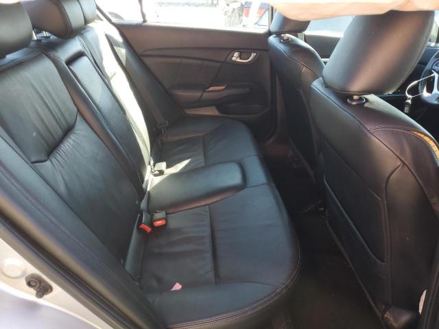 2HGFB2F95EH502402 - 2014 HONDA CIVIC EXL ვერცხლისფერი ფოტო 10