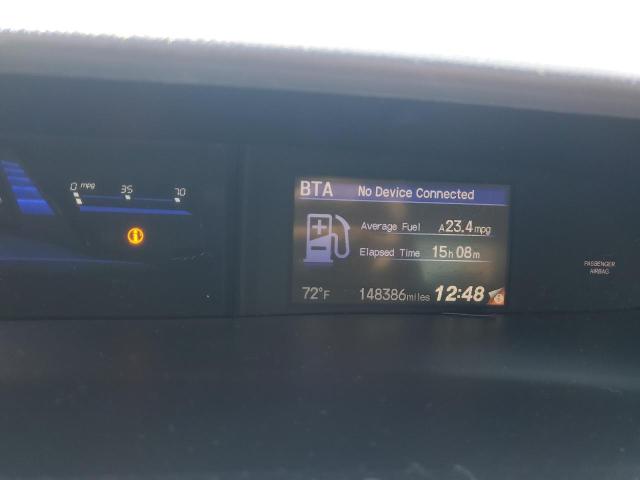 2HGFB2F95EH502402 - 2014 HONDA CIVIC EXL ვერცხლისფერი ფოტო 9