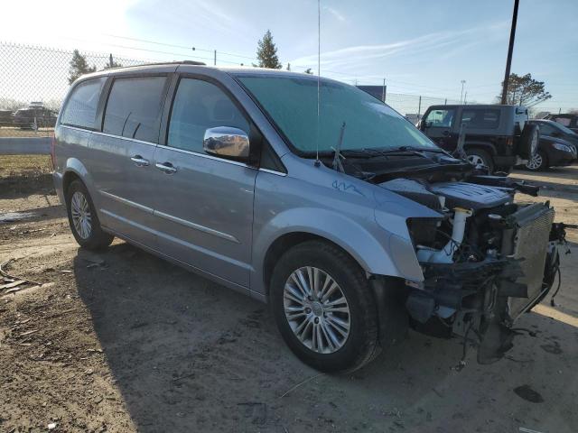 2C4RC1CG6DR624037 - 2013 CHRYSLER TOWN & COU TOURING L BLUE photo 4