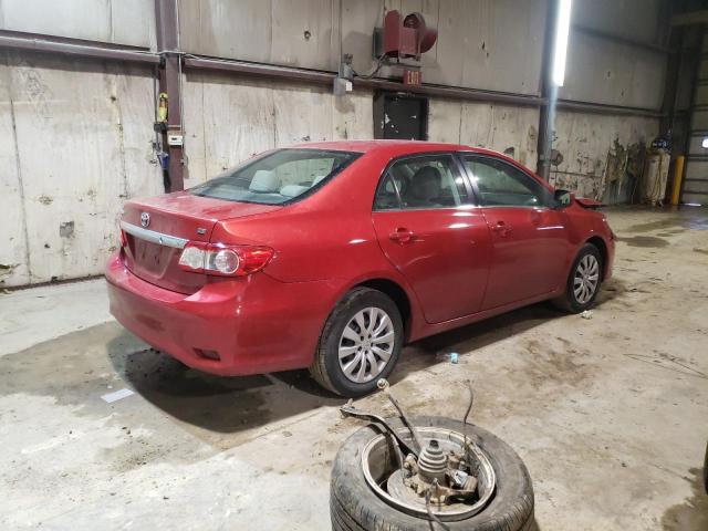 2T1BU4EE9DC919595 - 2013 TOYOTA COROLLA BASE RED photo 3