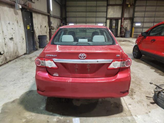 2T1BU4EE9DC919595 - 2013 TOYOTA COROLLA BASE RED photo 6