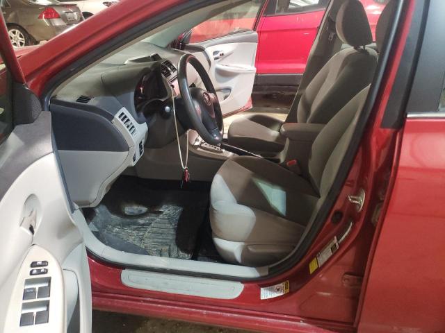 2T1BU4EE9DC919595 - 2013 TOYOTA COROLLA BASE RED photo 7