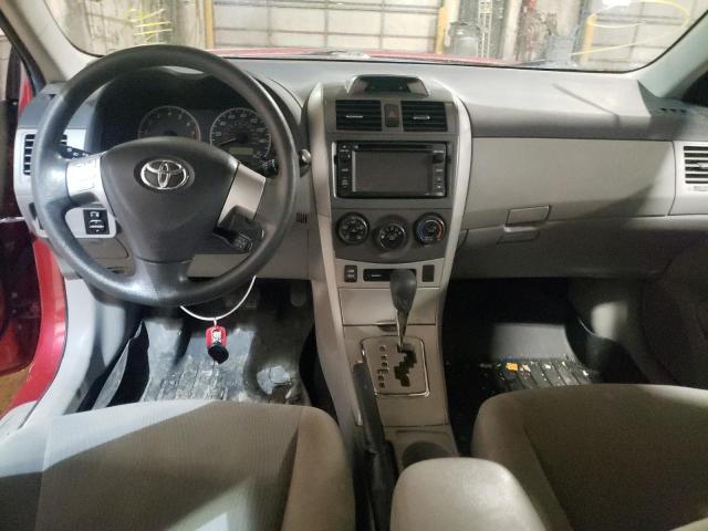 2T1BU4EE9DC919595 - 2013 TOYOTA COROLLA BASE RED photo 8