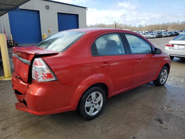 KL1TD56E39B634638 - 2009 CHEVROLET AVEO LS 红色 照片 3