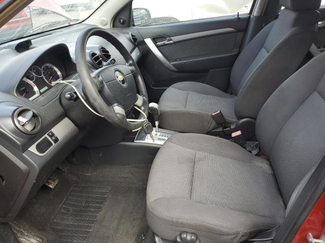 KL1TD56E39B634638 - 2009 CHEVROLET AVEO LS 红色 照片 7