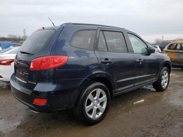 5NMSH13E58H203671 - 2008 HYUNDAI SANTA FE SE BLUE photo 3