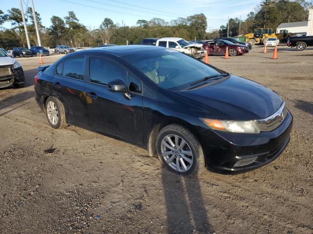 19XFB2F92CE041747 - 2012 HONDA CIVIC EXL BLACK photo 4