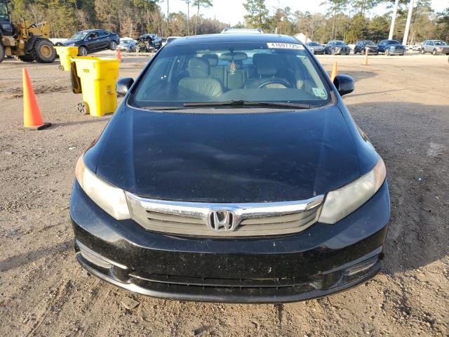 19XFB2F92CE041747 - 2012 HONDA CIVIC EXL BLACK photo 5