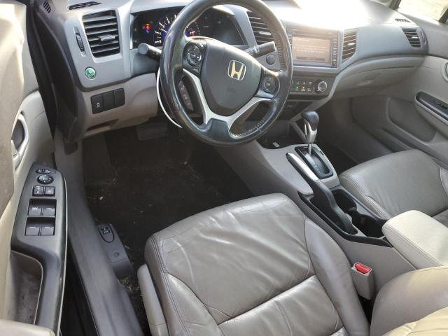 19XFB2F92CE041747 - 2012 HONDA CIVIC EXL BLACK photo 8