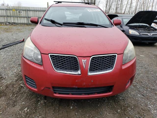 5Y2SP67029Z425287 - 2009 PONTIAC VIBE RED photo 5