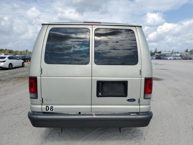 1FMRE11W16DB18055 - 2006 FORD ECONOLINE E150 WAGON TAN photo 6