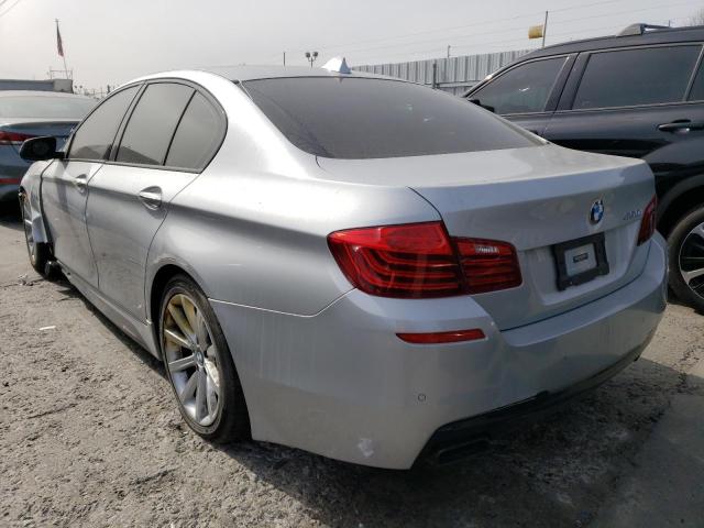 WBAKN9C5XFD961208 - 2015 BMW 550 I SILVER photo 2