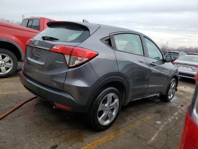 3CZRU6H31KG726343 - 2019 HONDA HR-V LX GRAY photo 3